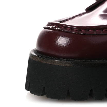 Gucci Cordovan Lux Womens Horsebit 45mm Platform Loafers 36.5 Vintage Bordeaux 14 of 15