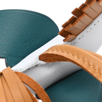 Hermes Milo Lambskin Grigri Rodeo Pegase Horse Bag Charm PM Bleu Brume Sesame Vert Bosphore 3 of 5