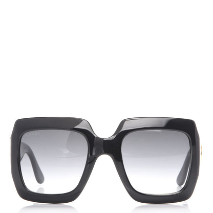 Gucci Acetate Square Frame Sunglasses GG0053S Black 2 of 6