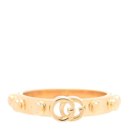 Gucci 18K Yellow Gold Running GG Ring 53 6.25 1 of 5