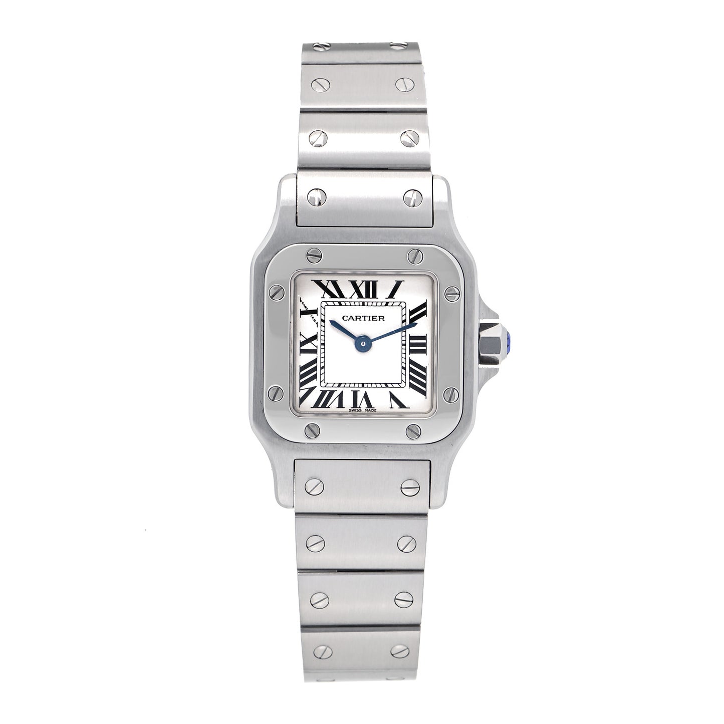 Stainless Steel 24mm Santos de Cartier Galbee Quartz Watch