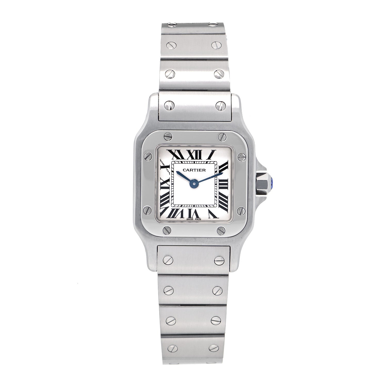 Cartier Stainless Steel 24mm Santos de Cartier Galbee Quartz Watch 1 of 4