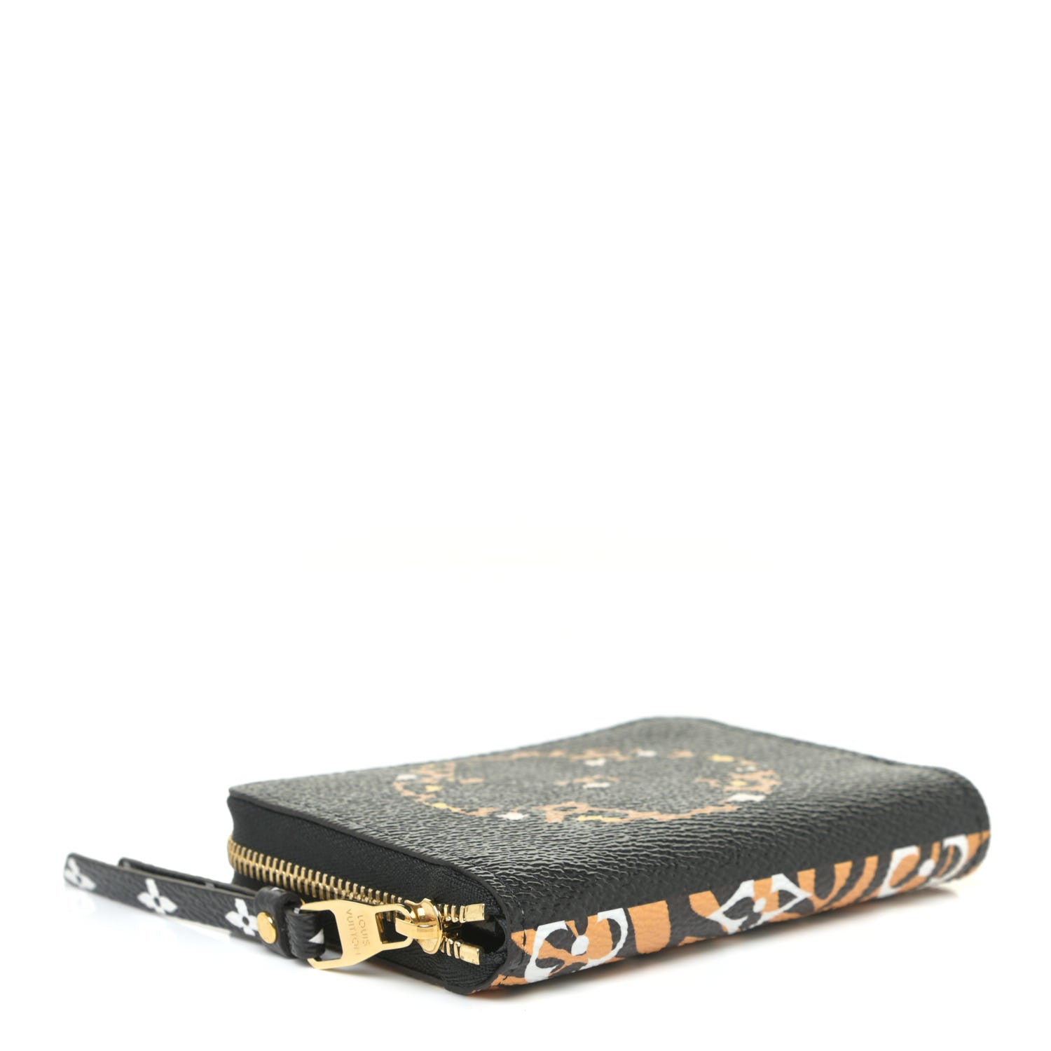 Louis Vuitton Monogram Giant Jungle Zippy Coin Purse Black 4 of 9