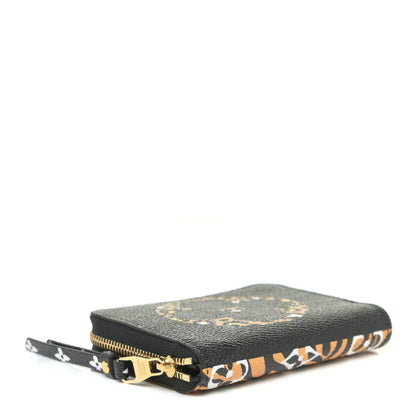 Louis Vuitton Monogram Giant Jungle Zippy Coin Purse Black 4 of 9