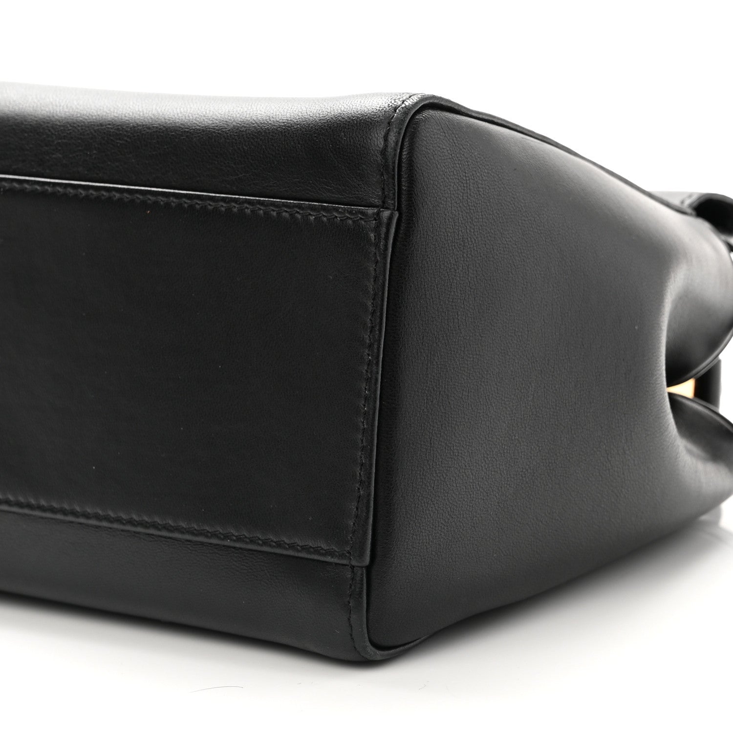Fendi Nappa Mini Peekaboo Iconic Satchel Black 11 of 11