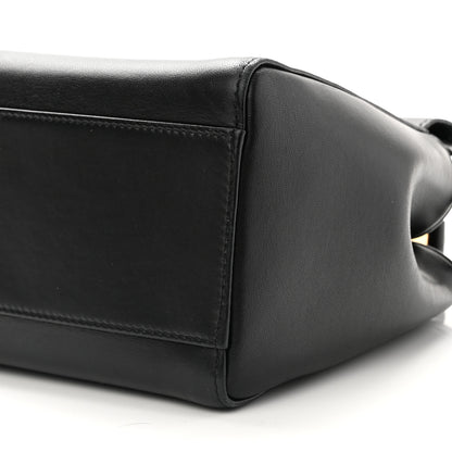Fendi Nappa Mini Peekaboo Iconic Satchel Black 11 of 11