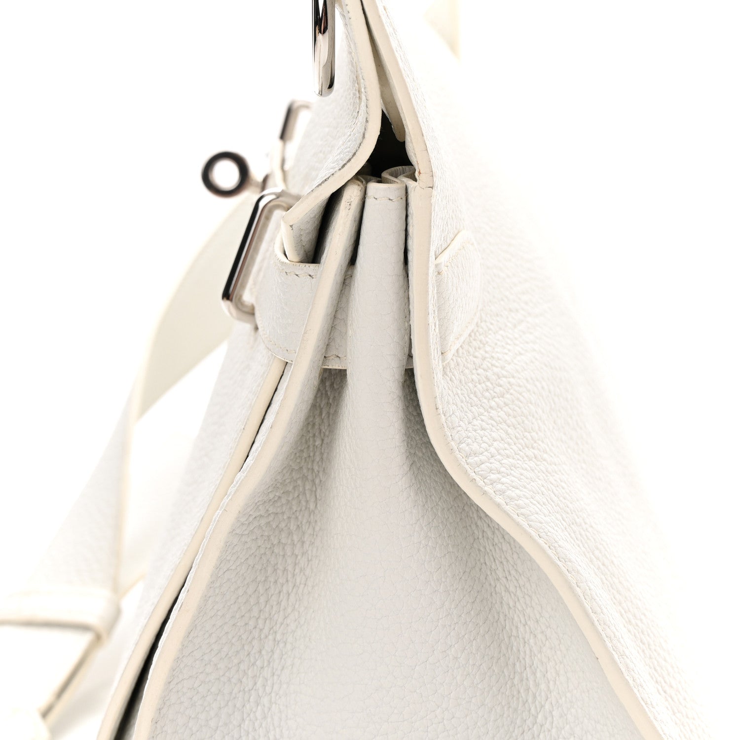 Hermes Taurillon Clemence Jypsiere 31 White 16 of 24