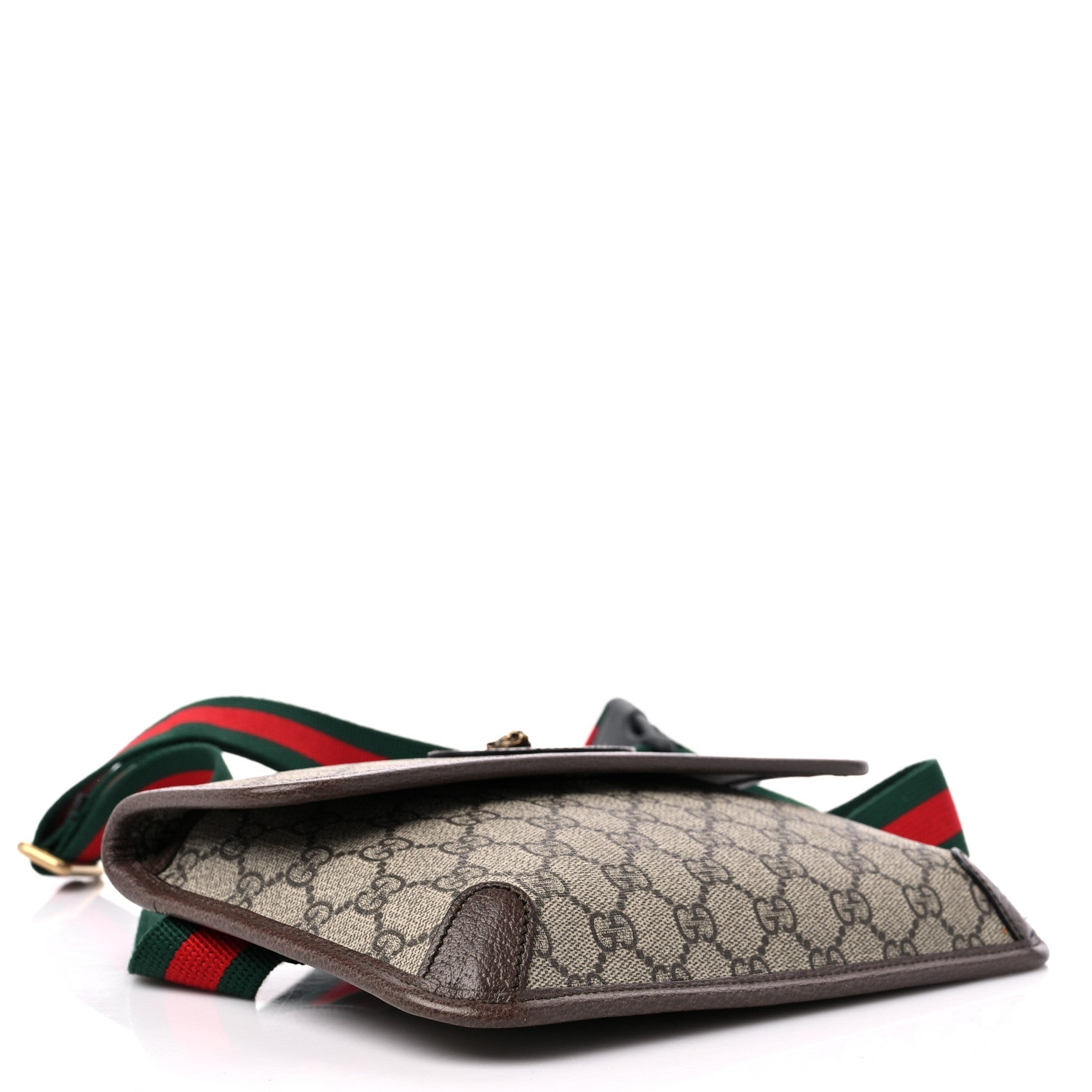 Gucci GG Supreme Monogram Neo Vintage Web Belt Bag Brown 4 of 12