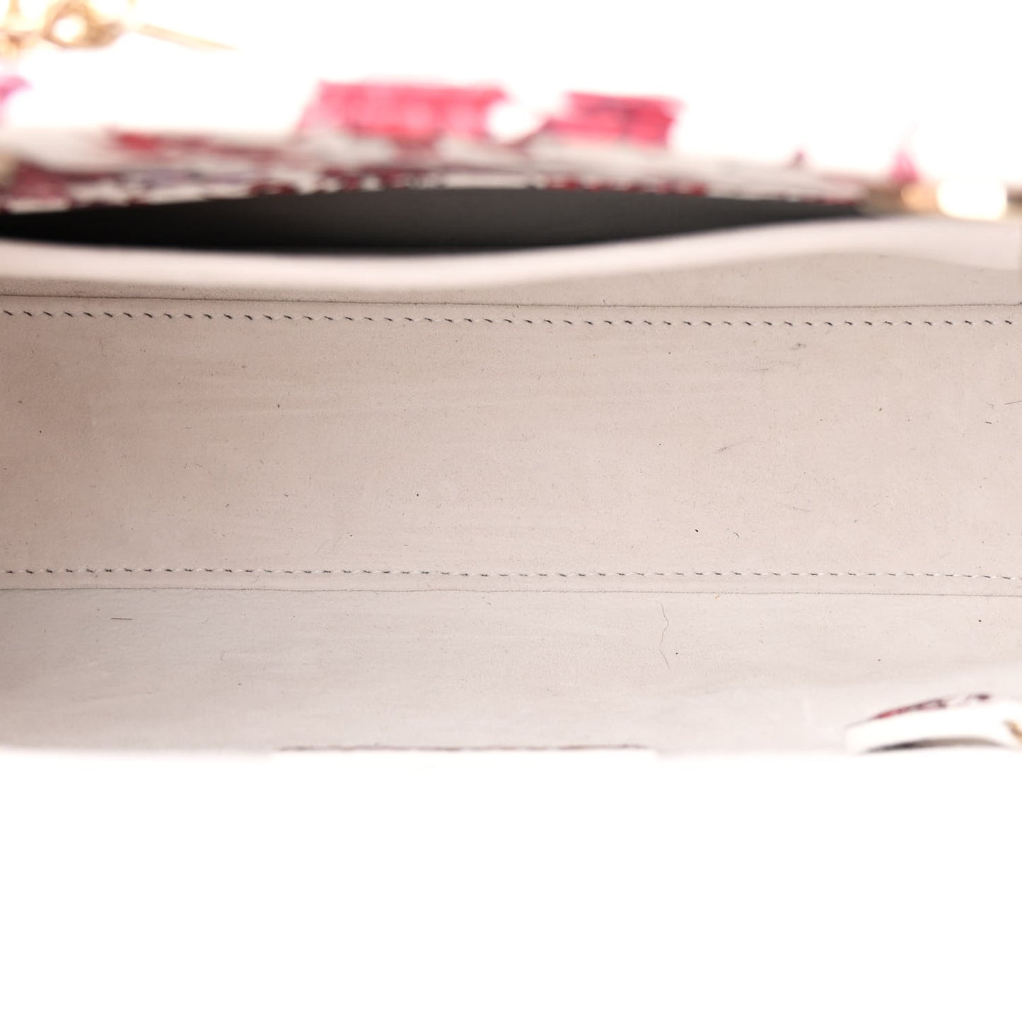 Calfskin Le Coeur Des Papillons Small My ABCDior Lady Dior White Multicolor