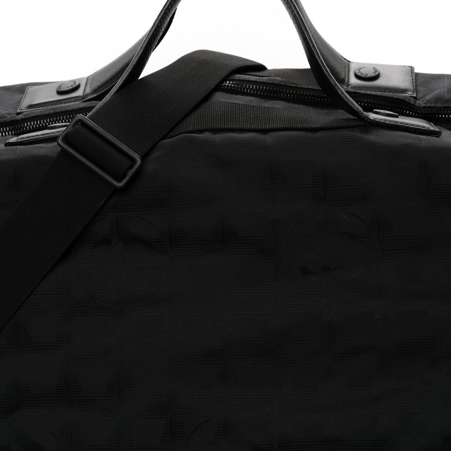 Chanel Nylon Travel Duffle Black 7 of 9