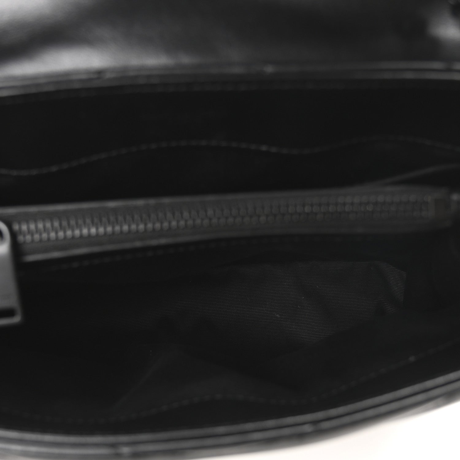 Saint Laurent Calfskin Y Quilted Monogram Monochrome Small Loulou Chain Satchel Black 5 of 11