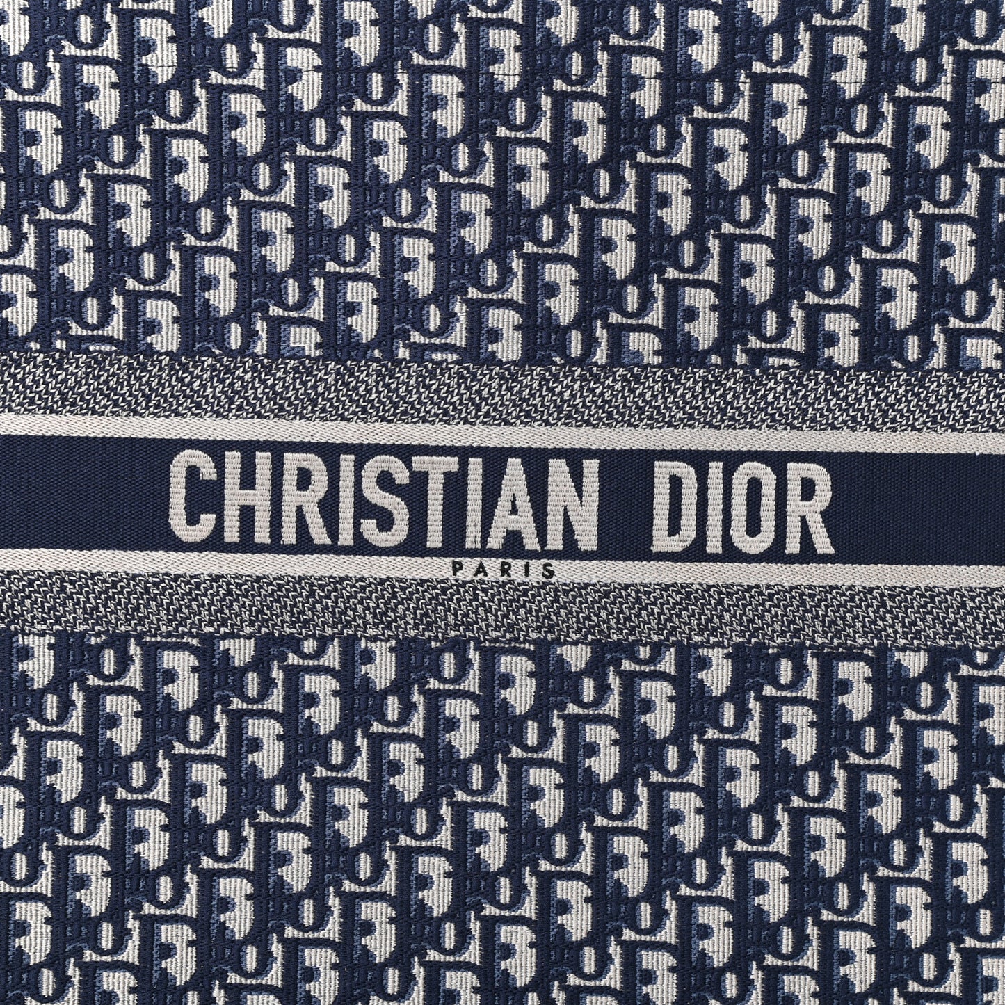 Oblique Book Tote Blue Multicolor