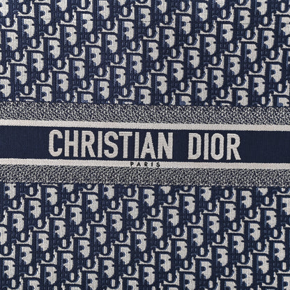 Christian Dior Oblique Book Tote Blue Multicolor 7 of 9