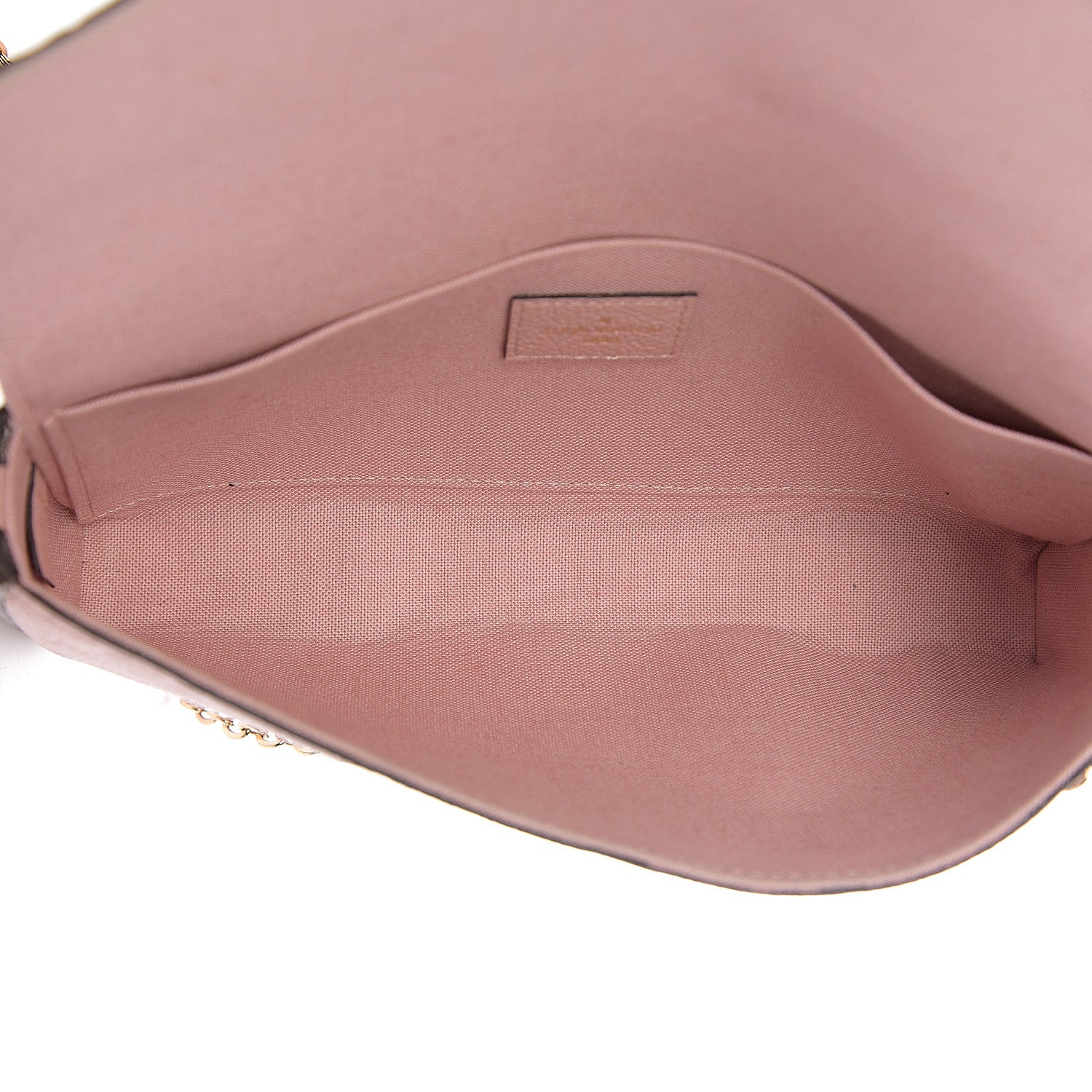 Louis Vuitton Empreinte Pochette Felicie Chain Wallet Rose Poudre 4 of 10