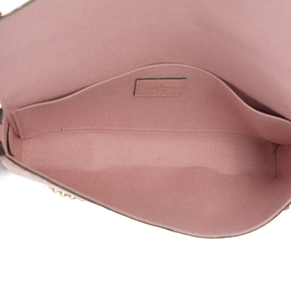 Louis Vuitton Empreinte Pochette Felicie Chain Wallet Rose Poudre 4 of 10