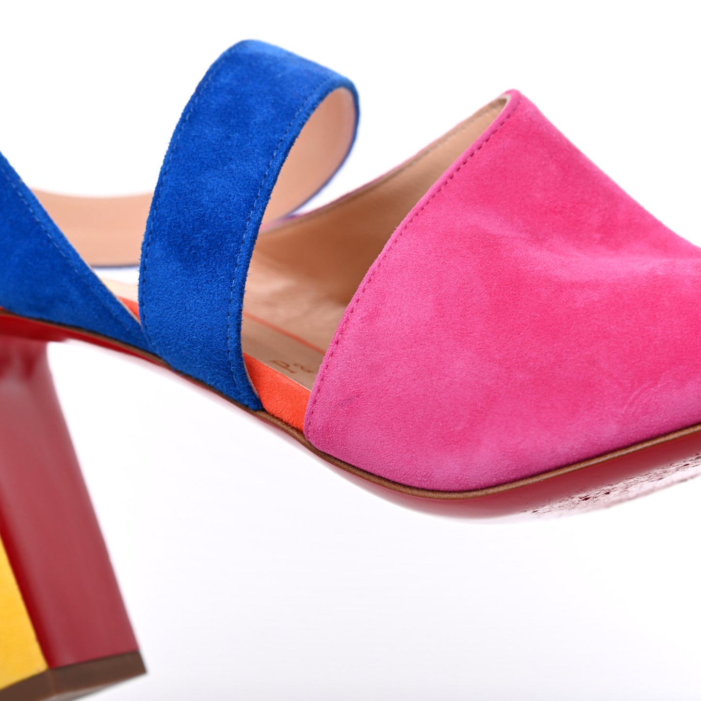Veau Velours Tablissima Sandal 39.5 Multicolor