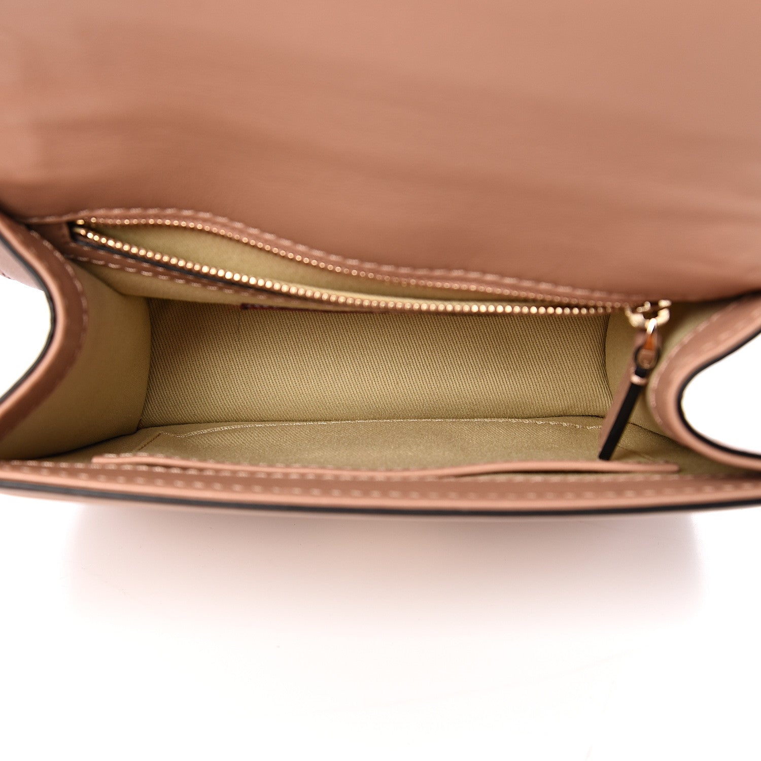 Valentino Garavani Vitello Small Glam Lock Rockstud Flap Soft Noisette 4 of 8