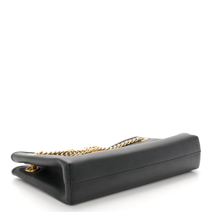 Celine Supple Grained Calfskin Medium Newspaper Bag Black 4 of 9
