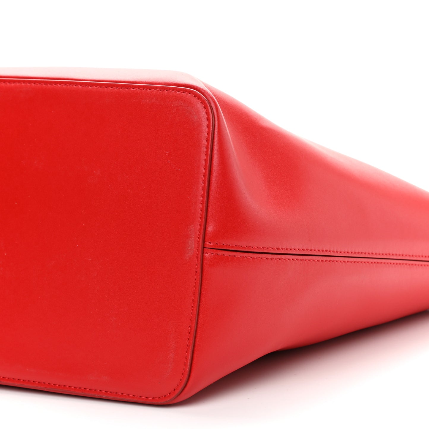 Calfskin Large Whipstitch Antigona Tote Red