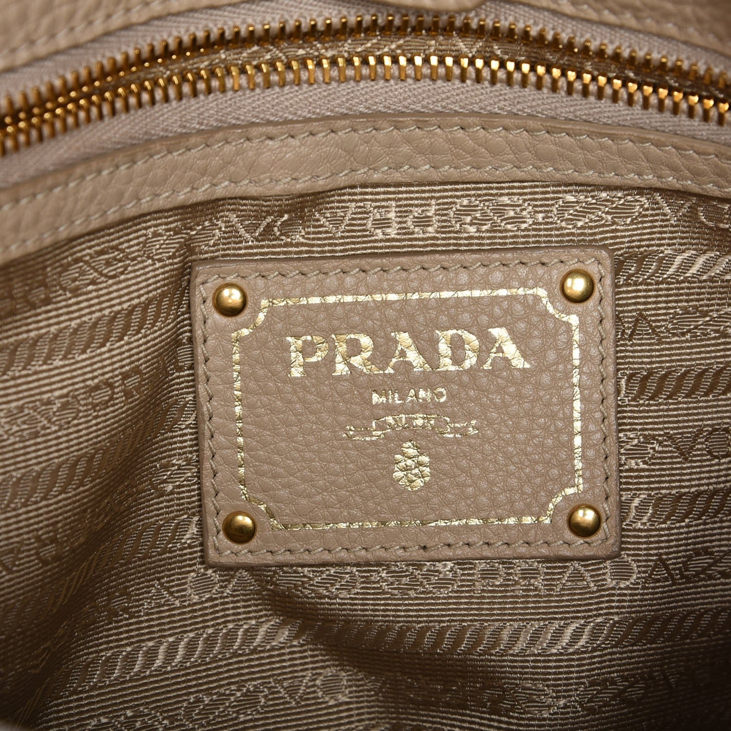 Prada Vitello Daino Tote Pomice 7 of 9