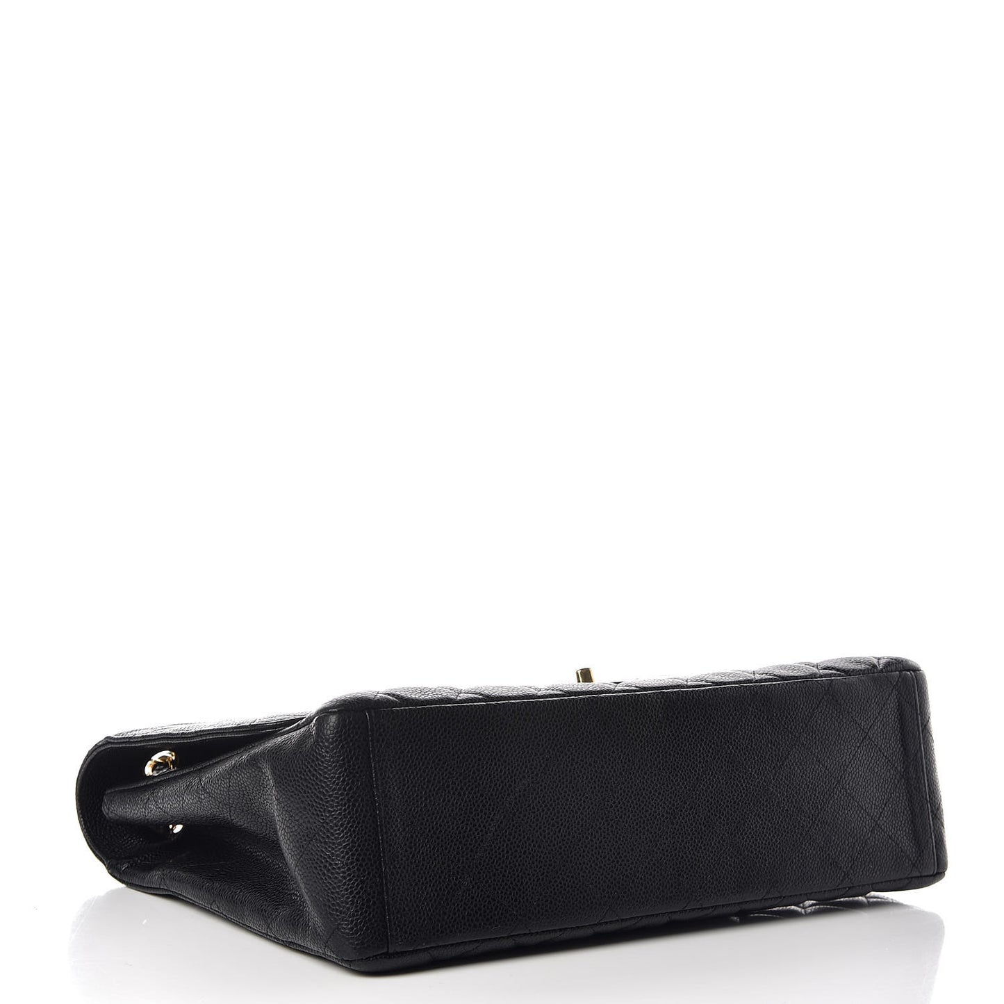 Caviar Quilted Maxi Single Flap Black