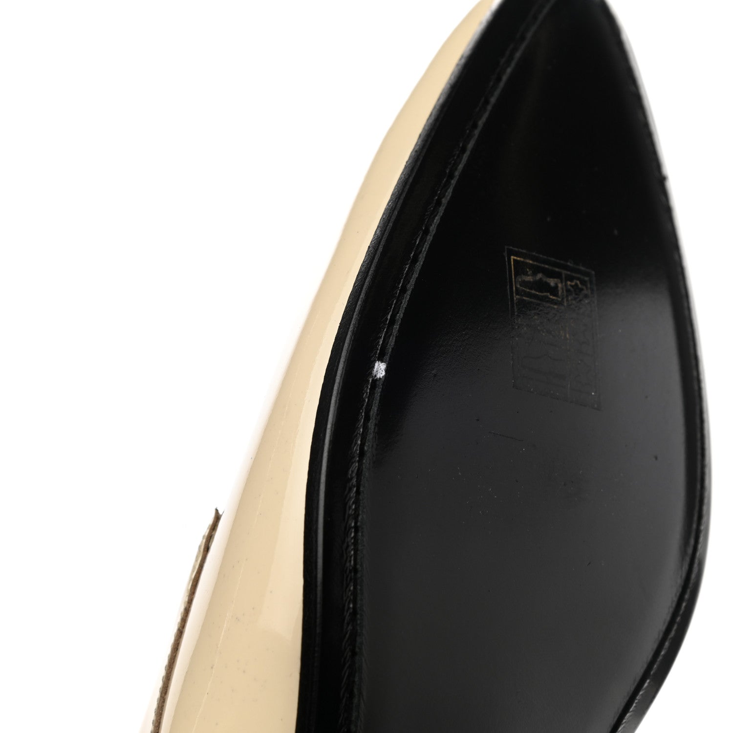 Saint Laurent Patent Calfskin Jonas Derby 39.5 Coquille 11 of 12
