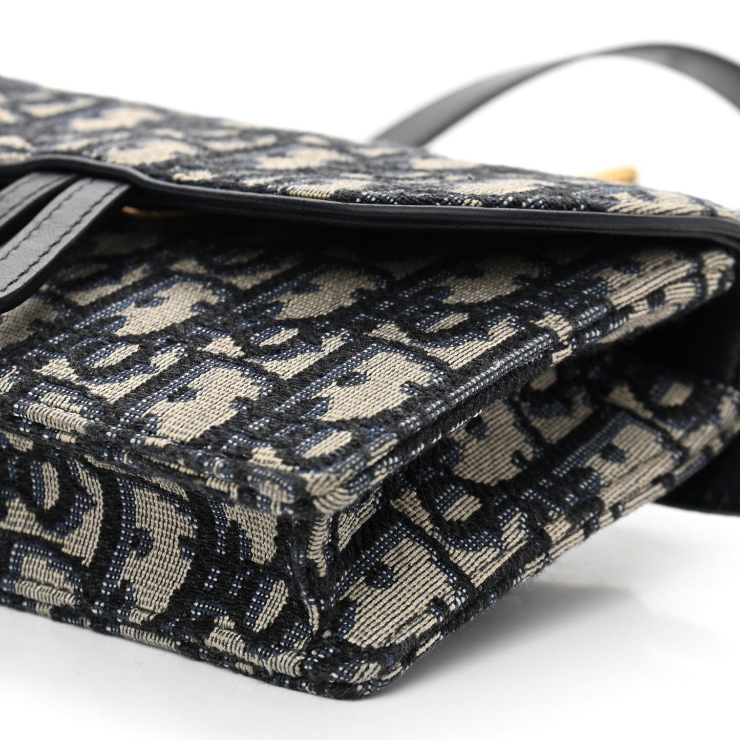 Oblique Saddle Belt Bag Blue