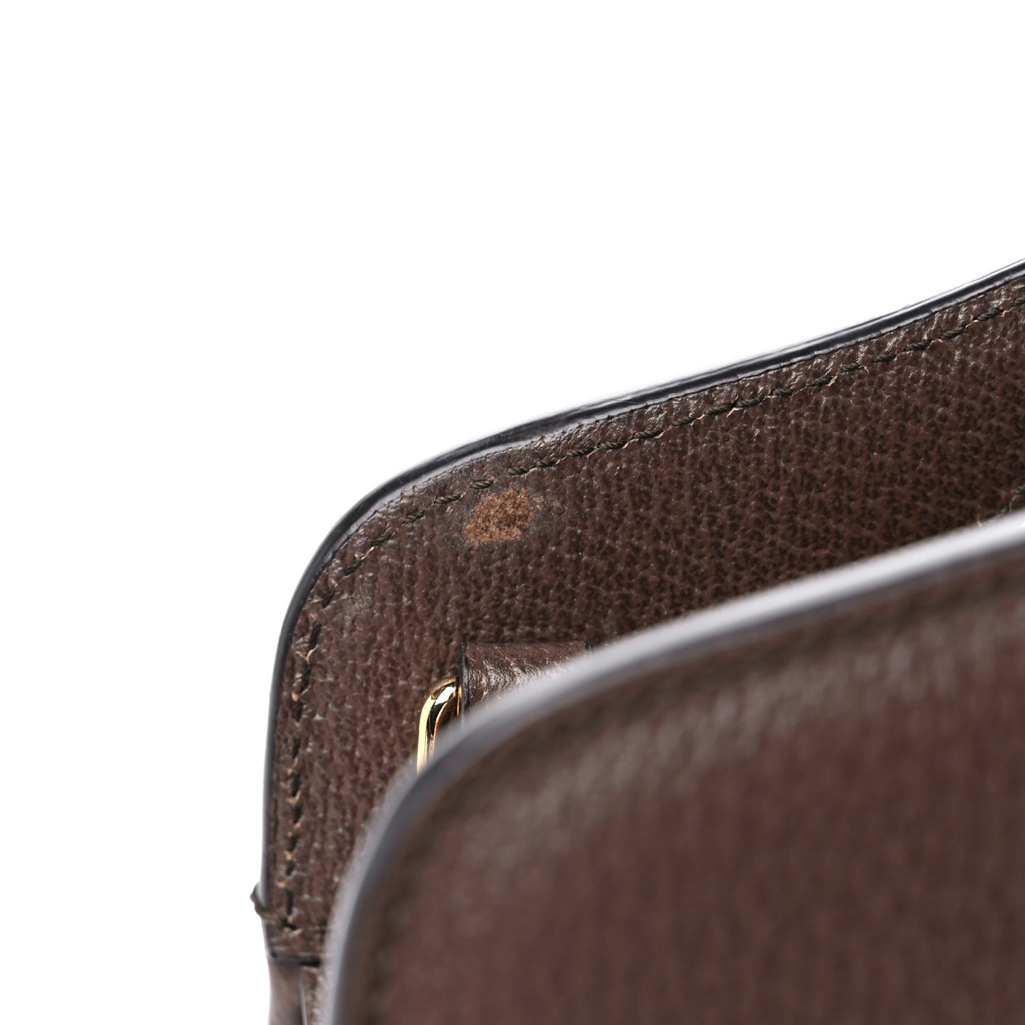 GG Supreme Monogram Textured Dollar Calfskin Web Small Ophidia Slip Handle Tote Beige Ebony New Acero