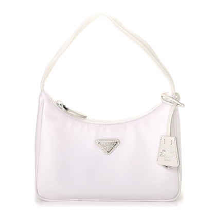 Prada Tessuto Nylon Mini Re-Edition 2000 Bag White 1 of 4