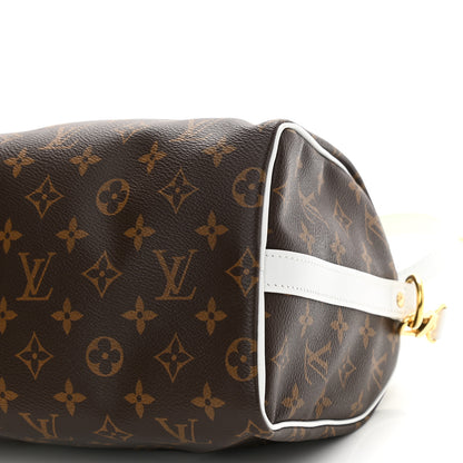 Louis Vuitton Monogram LV Match Speedy Bandouliere 25 White 9 of 10