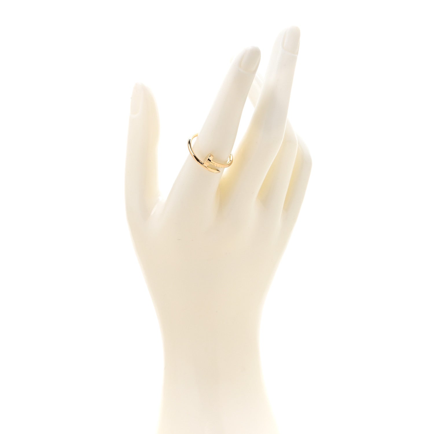 Cartier 18K Yellow Gold Small Juste Un Clou Ring 55 7.25 2 of 6