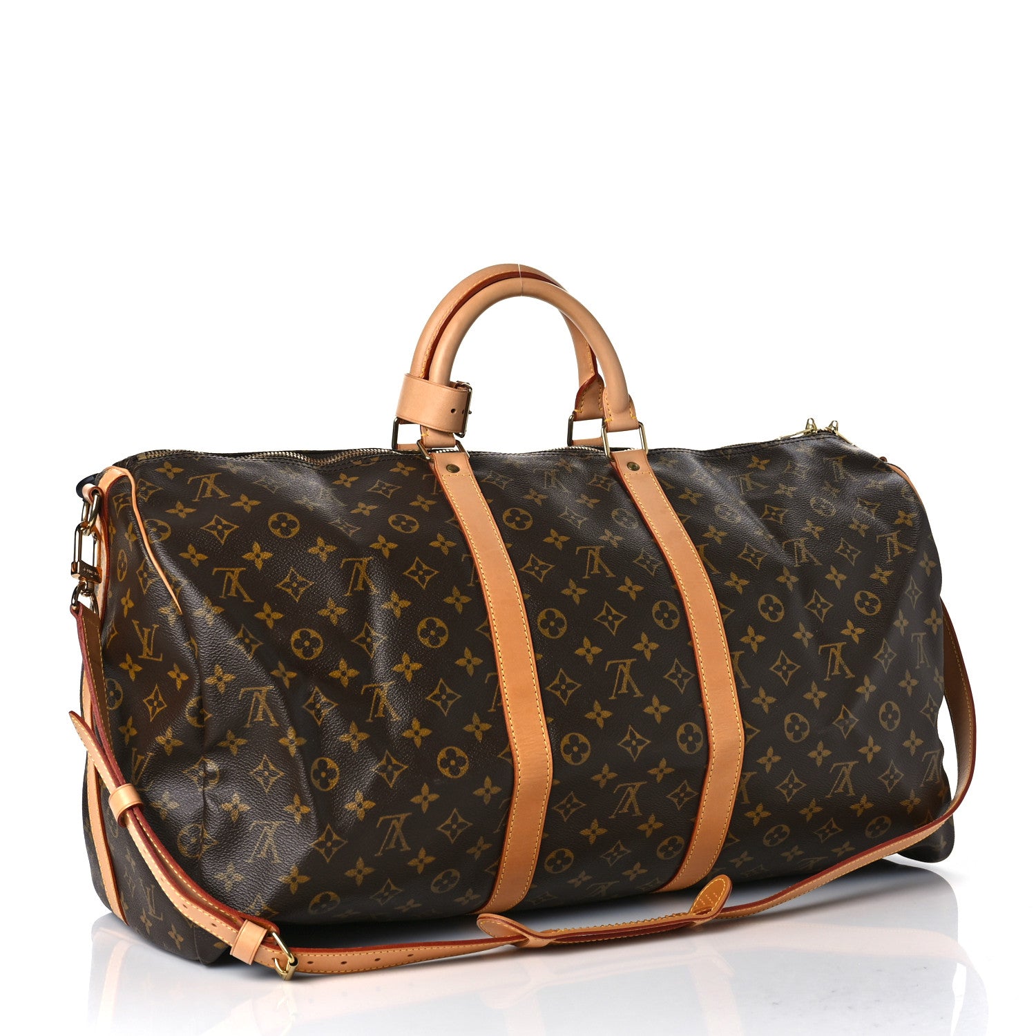 Louis Vuitton Monogram Keepall Bandouliere 55 3 of 11