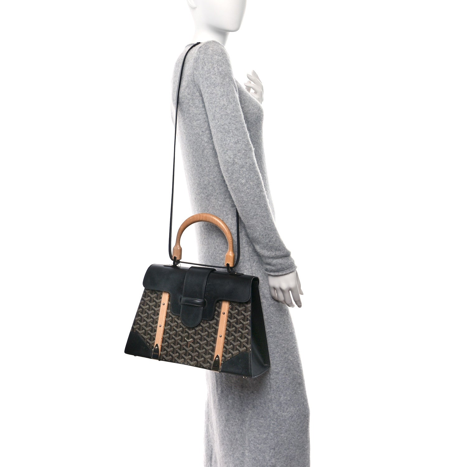 Goyard Goyardine Saigon GM Black 2 of 8