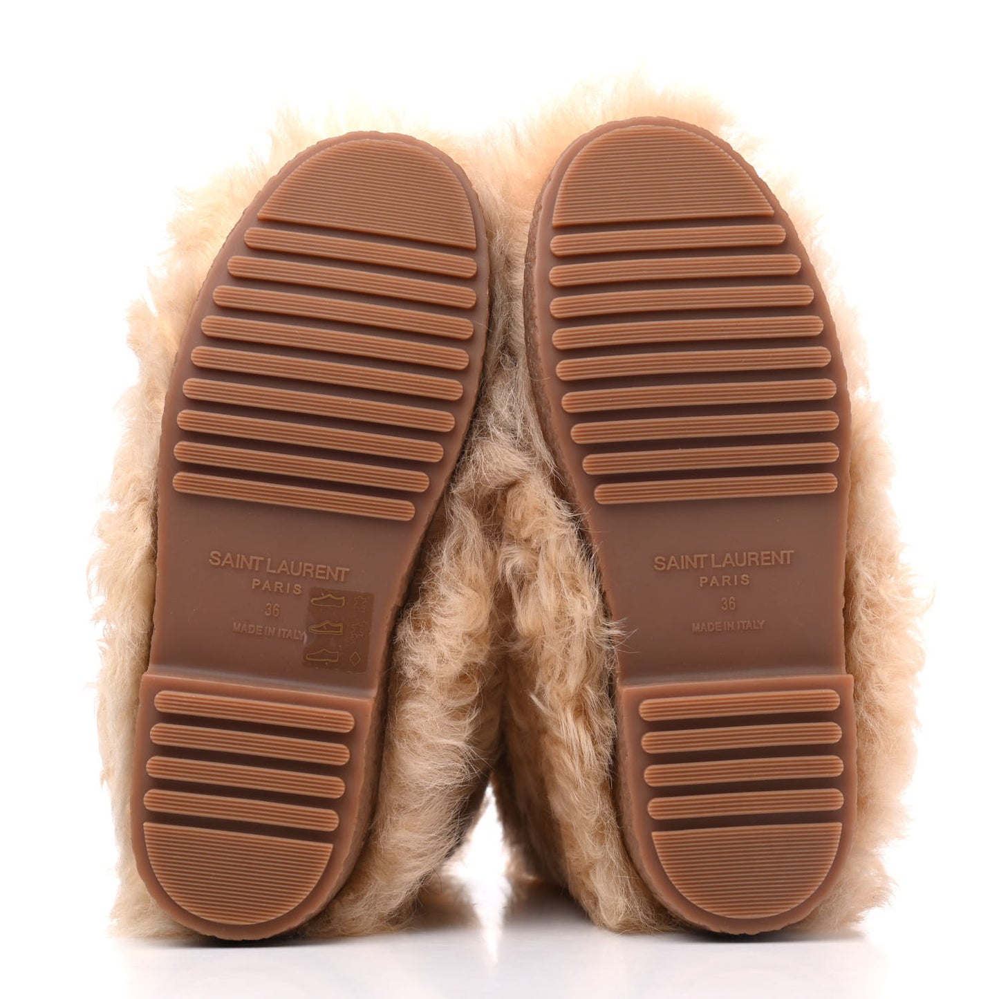 Shearling Lamb Boots 36 Cream