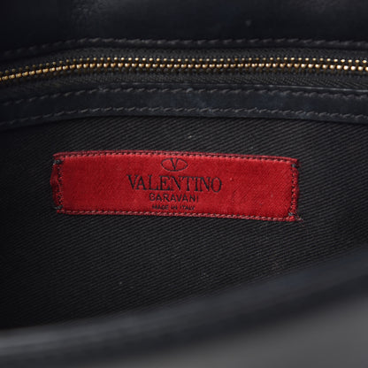 Valentino Garavani Vitello Small Glam Lock Rockstud Flap Black 6 of 12