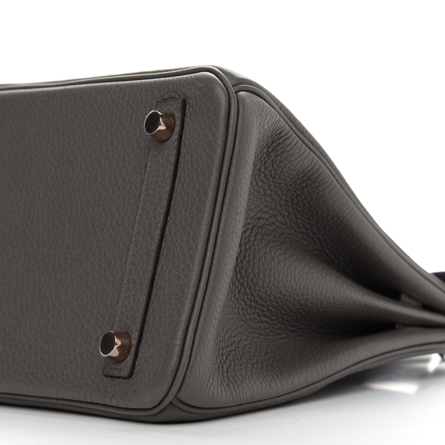 Hermes Togo Birkin 25 Etain 8 of 9