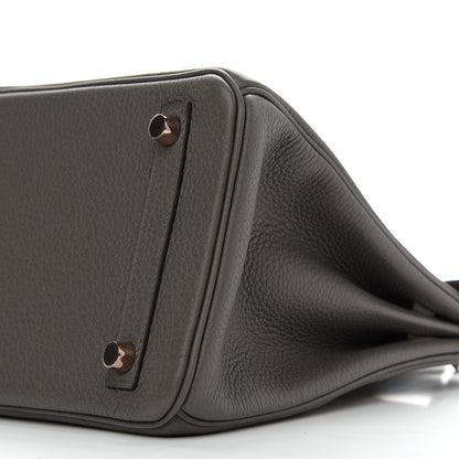 Hermes Togo Birkin 25 Etain 8 of 9