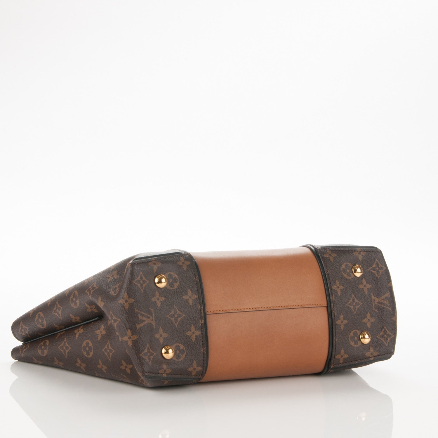 Louis Vuitton Monogram Cuir Orfevre Tote W PM Noisette 4 of 8