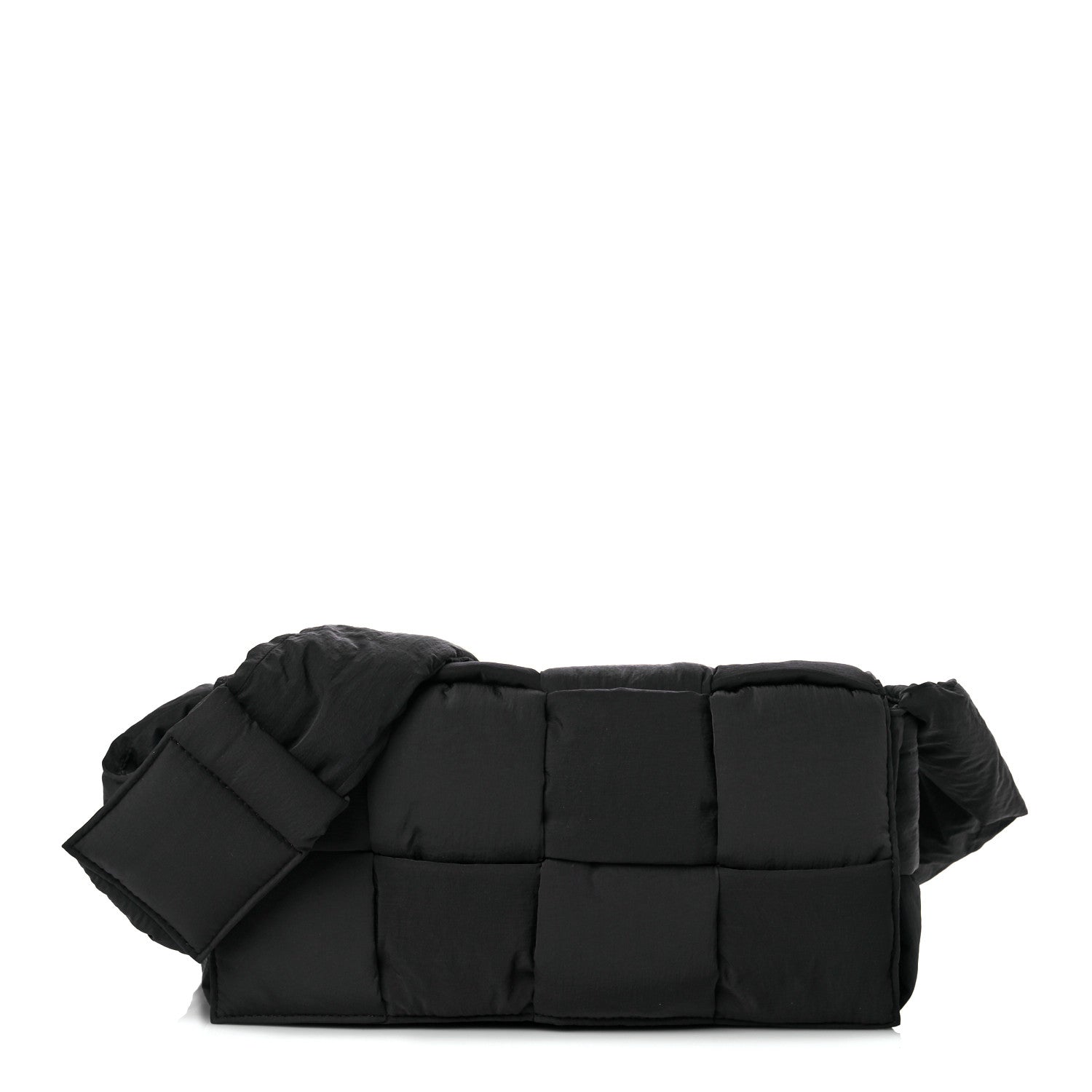 Bottega Veneta Nylon Intrecciato Padded Tech Cassette Bag Black 2 of 10