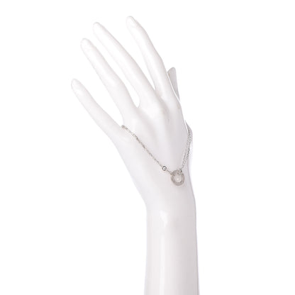Cartier 18K White Gold Diamond LOVE Bracelet 2 of 4