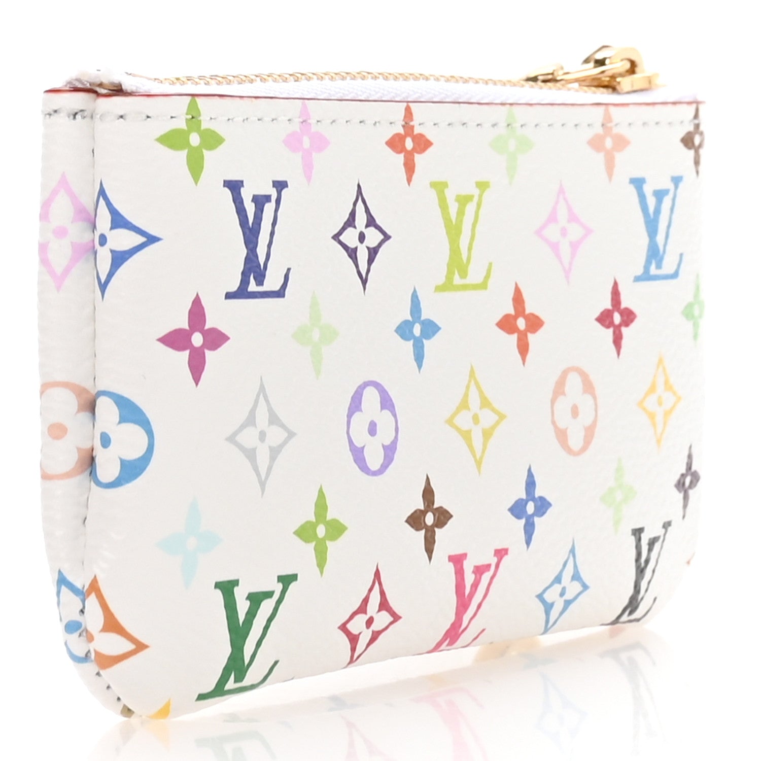 Louis Vuitton LV X TM Monogram Multicolor Key Pouch White 3 of 8