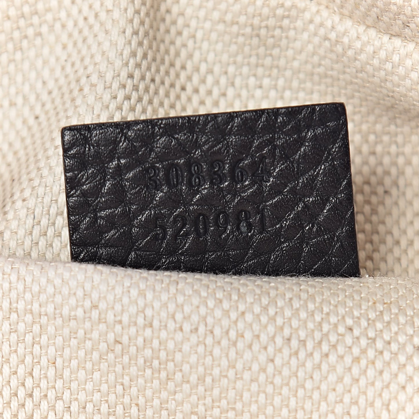 Pebbled Calfskin Small Soho Disco Bag Black