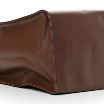 Telfar Vegan Leather Large Shopping Bag Chocolate 9 of 11
