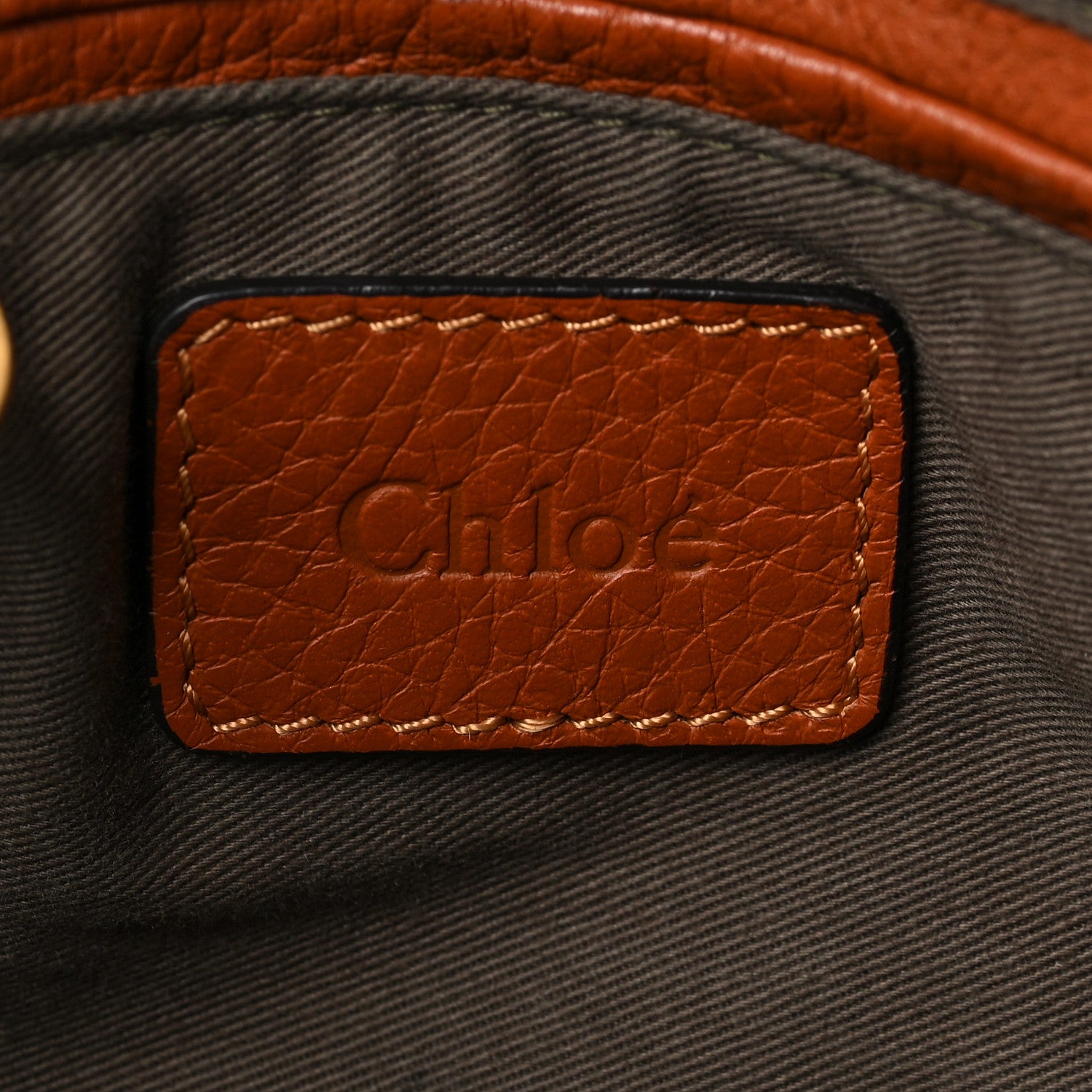 Chloe Calfskin Medium Marcie Satchel Tan 6 of 10