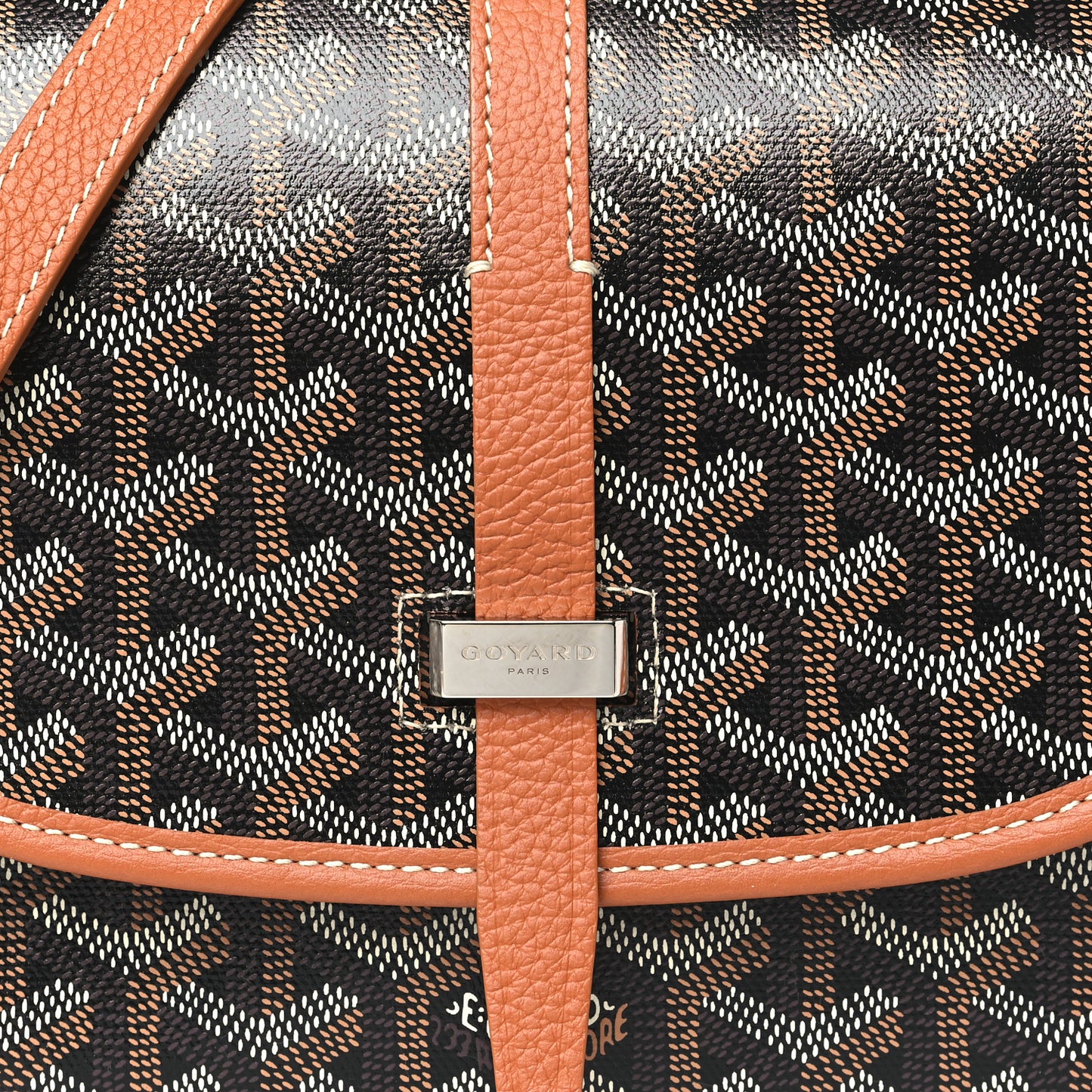 Goyardine Belvedere II PM Messenger Bag Black Gold