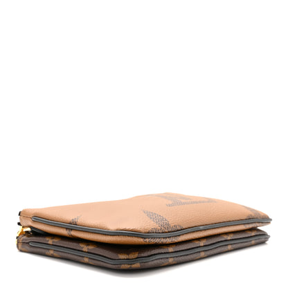 Louis Vuitton Reverse Monogram Giant Double Zip Pochette 4 of 9