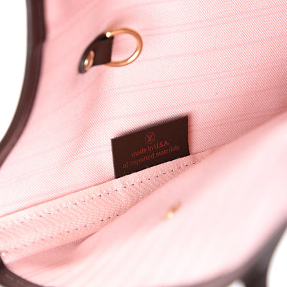 Louis Vuitton Damier Ebene Neo Neverfull MM Rose Ballerine 7 of 12