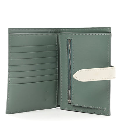 Celine Grained Calfskin Medium Multifunction Strap Wallet Green 5 of 10