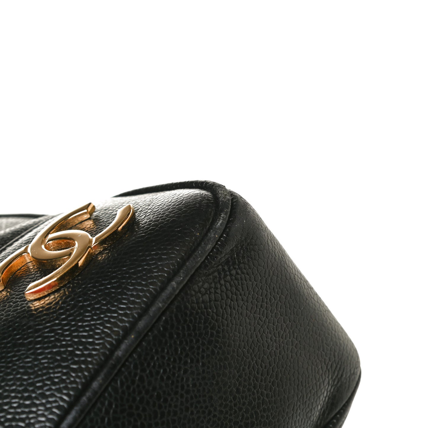 Caviar CC Shoulder Bag Black