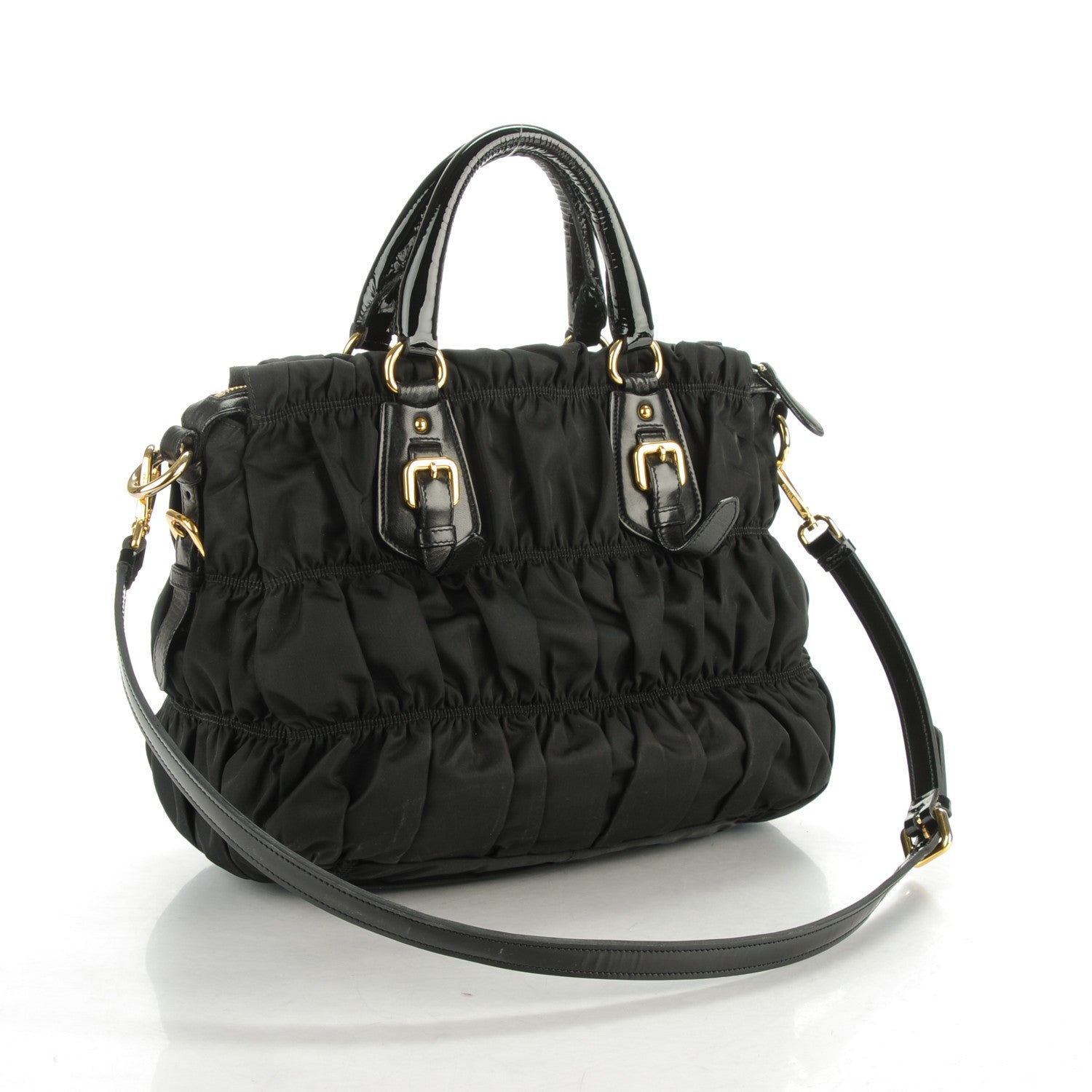 Prada Tessuto Nylon Gaufre Tote Nero Black 3 of 8
